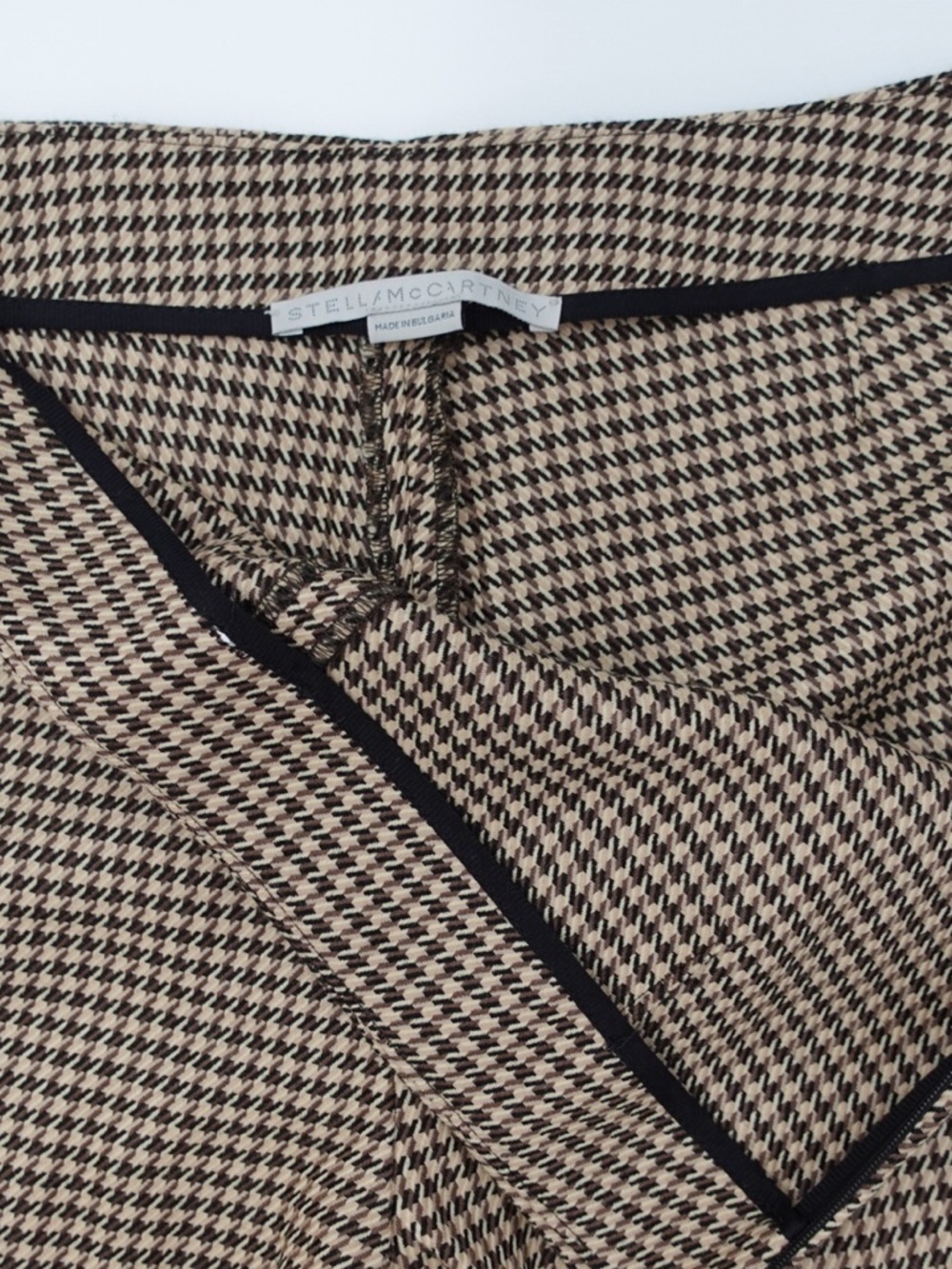 Stella Mccartney Mona Houndstooth Wool Flare Pants Women’s IT 40 - Picture 6 of 6